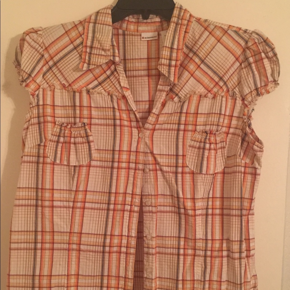 No Boundaries button down shirt